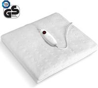 Surmatelas chauffant électrique - EU-MP2410 Topper 193 x 91 cm - 6 niveaux de chauffage - 8 h d'arrêt automatique - 100 W - Prise UE - Coton - Blanc