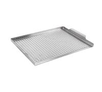 Surmatelas de barbecue - Grille de barbecue en acier inoxydable pour le camping, la cuisine extérieure | Le design de drainage assure une répartition homogène de la chaleur, idéal pour les dîners de