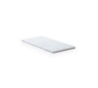 Surmatelas déhoussable Duo Latex + Mémoire de forme - 80 x 200 cm