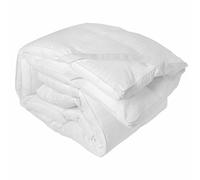 Surmatelas élastiqué 200x200 cm microfibre satin toucher peau de pêche SYMPHONIE