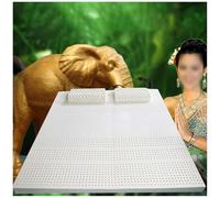 Surmatelas en latex naturel de qualité supérieure, doux, confortable et sans produits chimiques, housse en coton de 2,5 cm d'épaisseur, parfait pour soulager les épaules, taille 120 x 200 cm