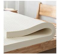 Surmatelas en latex naturel de qualité supérieure - Housse de coton doux de 7,6 cm d'épaisseur, 100 % naturel, sans mousse à mémoire de forme, parfait pour soulager les épaules, 120 x 200 cm / 47x79in
