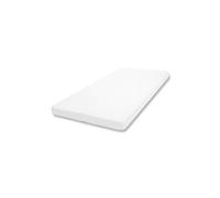 10cm Surmatelas en mousse à froid HWC-E63, Couvre-matelas, housse de matelas 90x200cm Blanc