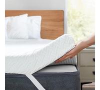 Surmatelas en Mousse à mémoire de Forme | 190x200 CM | Epaisseur 4CM | Housse Amovible et Respirante | Améliore Votre Repos | 100% Mousse à mémoire de Forme | Été et Hiver | Surmatelas 190 x 200