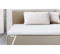 The White Stone Topper Viscoelastico Memory Foam H3 Correcteur de matelas Topper de matelas avec housse amovible antibactérien 120x190