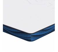 Surmatelas en mousse à mémoire - vidaXL - 140x190x6 cm - Blanc - Tissu Jacquard - Soulage les points de pression
