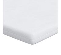 Surmatelas en mousse à mémoire - vidaXL - Blanc - Tissu jacquard - 80x200x7 cm - Confort ultime - Soutien morphologique