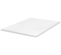 Surmatelas en Mousse de Polyuréthane 160 x 200 cm Blanc Calm