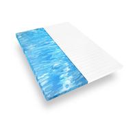 Surmatelas en mousse gel 120x190 - Épaisseur 5 cm - Housse en microfibre douce - Sur matelas moelleux - Matériaux hygiéniques