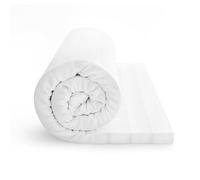 Surmatelas en mousse - Sur matelas 100x190 - Grand confort - Surmatelas ergonomique - Hauteur 5cm - Déhoussable