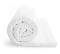 Surmatelas en mousse - Sur matelas 140x190 - Grand confort - Surmatelas ergonomique - Hauteur 5cm - Déhoussable