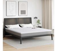 Surmatelas en noix de coco - Blanc - 200 x 200 cm - Tissu jacquard respirant avec soulagement de la pression et rembourrage - Pour chambre à coucher, lit d'appoint, lit d'enfant avec protection contre