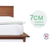 Surmatelas Ferme 7cm 90x190 - MELLO - Fabriqué en France