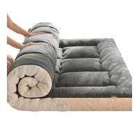 Surmatelas futon japonais - Matelas double pliable pour invités, dortoir, camping, canapé-lit, tapis de sol portable, solution de sommeil confortable