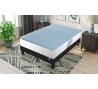 Surmatelas Gel Refresh à mémoire de forme et 7 zones de confort : 90 x 190 cm