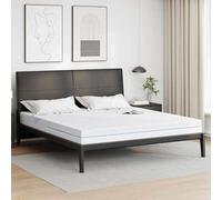 Surmatelas, matelas à ressorts ensachés, canapé-lit, lit, surmatelas, lit à lattes avec sommier, tapis antidérapants pour matelas, couleur blanche, 180 x 200 cm, tissu jacquard