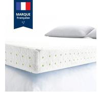 Surmatelas Mémo - VISCOSOFT - Surmatelas 80x200 cm - Mousse à mémoire de forme - Blanc - Equilibré