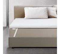 Surmatelas Memoire de forme (115x180cm)-H3 | Topper Correcteur De Matelas 6 cm | Sur-Matelas pour Adulte Ergonomique | Couvre-Matelas Rembourré avec Housse Amovible | Antibactérien & Antifongique