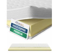 Surmatelas memoire de forme 140x190 6cm - Viscosoft surmatelas à haute densité - Housse de surmatelas respirante en TENCEL lyocell - Surmatelas 140 x 190 viscoélastique - Souple et adaptable - 140/190