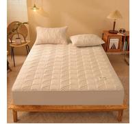 Surmatelas mémoire de forme - PZCC - 120x200 cm - Fibre rafraîchissante - Gel intégré - Épaisseur compatible 10-25 cm