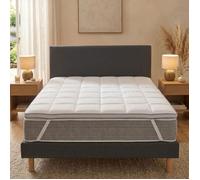 Surmatelas Moelleux 120x190 cm - Qualité Hôtellerie - Fabrication Française - Epaisseur de 7 cm - BDREAMS