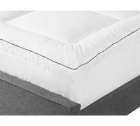 SurMatelas Mulhacen 140x200cm en Coton Ciré Blanc
