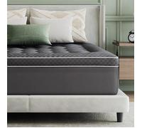 Surmatelas Novilla 140x190 cm - Épaisseur 3 cm - Matelassé Déperlant Effet Duvet - Bonnet Extensible 30 cm - Gris