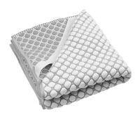 Surmatelas pour bébé - 70 x 140 cm - Certifié Oeko-TEX - Respirant et doux - Tricot 3D avec élastique avec 4 élastiques d'angle - Blanc/vert