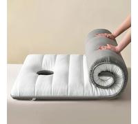 Surmatelas pour table de massage en mousse à mémoire de forme avec berceau spa et bande élastique antidérapante, 70 x 185 cm, parfait pour les traitements professionnels, la relaxation et le confort