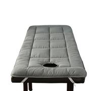 Surmatelas Pour Table De Massage Matelas De Lit Salon Beauté, Coussin Épais, Antidérapant, Tapis Salle, Massage Avec Trou(Gray,60x185cm)