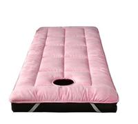 Surmatelas Pour Table De Massage Matelas De Lit Salon Beauté, Coussin Épais, Antidérapant, Tapis Salle, Massage Avec Trou(Pink,70x190cm)