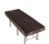 Surmatelas Pour Table De Massage Surmatelas de lit salon beauté Matelas coussin épais Tapis salle antidérapant Coussin massage Tuina avec trou(Coffee,75x190cm)