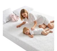 Surmatelas rafraîchissant 140 x 200 cm avec 2 taies d'oreiller - blanc