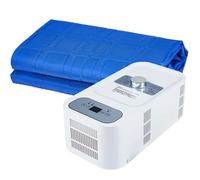 Surmatelas Rafraîchissant à Eau, Système De Refroidissement De Lit 130 W, Refroidissement De 3 à 8 °c Et Fonction Chauffage De 28 à 38 °c, Minuterie De 12 Heures, Surmatelas électrique 160 * 140cm