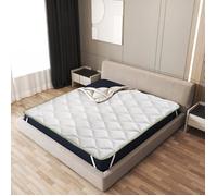 Surmatelas Rafraîchissant - THE WHITE STONE - Artic Cold - 180x200 cm - Technologie Cooler - 4 cm d'épaisseur