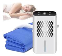 Surmatelas refroidi par eau, système de refroidissement de lit à eau 8 W avec écran LCD, refroidisseur de lit portable à faible bruit avec réservoir d'eau de 1,7 L for l'été, les dormeurs chauds(160*7