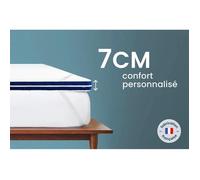 Surmatelas Réversible - taille:140 x 190 cm Taille : 140 x 190 cm