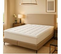 Surmatelas - Sampur - Cosy 90x190 - Microfibre Hypoallergénique - Épaisseur 5 cm - Extra Moelleux