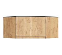 Surmeuble pour armoire AKORD S100 Chêne Craft 100 cm 2 portes 3 étagères 100x50x55 cm Chêne Craft