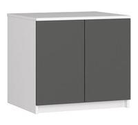 Akord Haut de meuble d'armoire - Blanc