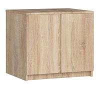 Surmeuble pour armoire AKORD S60 Chêne Sonoma 60 cm 2 portes façade Chêne Sonoma 2 étagères 60x51x55 cm