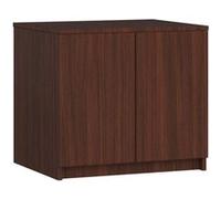 Surmeuble pour armoire AKORD S60 Wengé 60 cm 2 portes façade Wengé 2 étagères 60x51x55 cm Wengé G