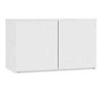 Akord Armoire 2 portes penderie - Blanc