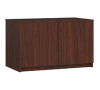 Surmeuble pour armoire AKORD S90 Wengé 90 cm 2 portes façade Wengé 2 étagères 90x51x55 cm Wengé G