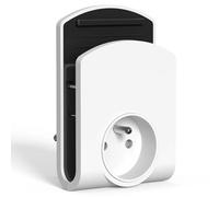 SURNICE 3 en 1 Multiprise Murale avec 1 USB-A et 1 USB-C 3A, L'adaptateur secteur 3680W, Avec support pour téléphone, adapté pour la maison, le bureau, la cuisine, certification CE et GRS
