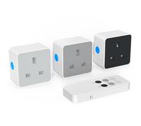 SURNICE Lot de 3 prises télécommandées, 80 m de portée de contrôle, interrupteur d'éclairage sans fil, prises sans fil d'intérieur robustes, lot de 3 prises avec 1 télécommande
