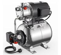 Surpresseur automatique domestique 1300W en acier inoxydable de 20 l idéal jardin et maison