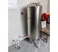 Surpresseur Réservoir Sous Pression D'eau D'acier Inoxydable de Ménage, Alimentation en Eau Automatique du Sous-sol - Capacité 60 100 160 200 250 300 L, Kit D'installation Complet(95x50cm(160L/42.2gal