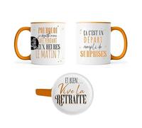 Surprisez-vous SV MUG CÉRAMIQUE VIVE LA RETRAITE DÉPART 355ML