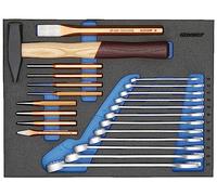 Surtido de herramientas en el módulo CT 22 pcs